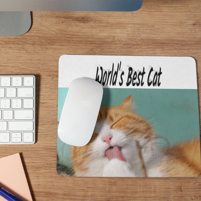 Mousepad Melhor Foto de Cat (Criador carregado)