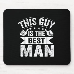 Mousepad Melhor Homem Bodas de Casamento Palhaço Despedida