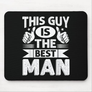 Mousepad Melhor Homem Bodas Padrinhos Casamento Engraçado D