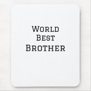 Mousepad Melhor irmão do mundo adicionar nome texto esporte