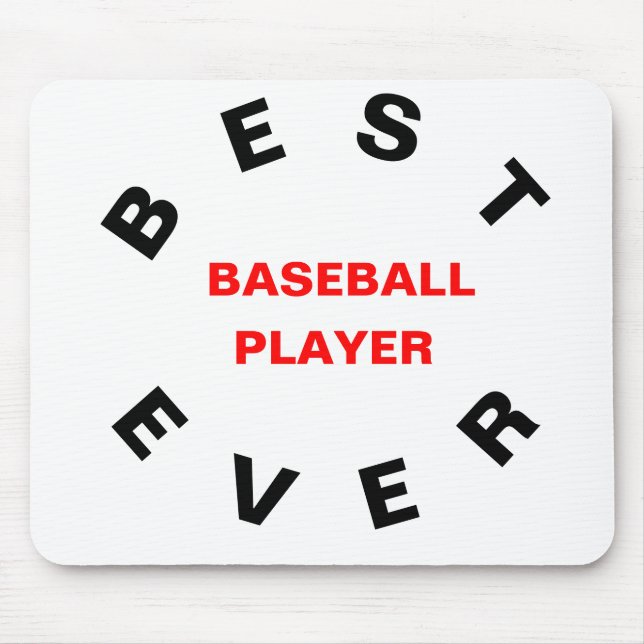 Mousepad Melhor Jogador De Beisebol Nunca (Frente)