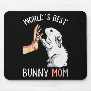 Mousepad Melhor Mãe de Coelho do Mundo Amor Páscoa Meninas