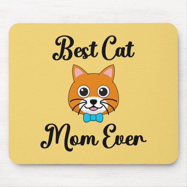 Mousepad Melhor Mãe De Gato (Frente)