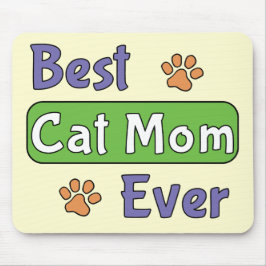 Mousepad Melhor Mãe de Gato de Todos os Tempos