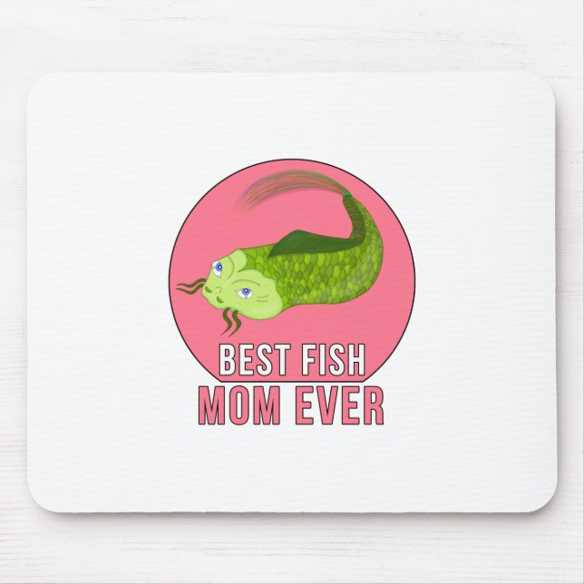 Mousepad Melhor Mãe De Peixe (Frente)