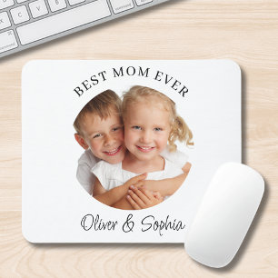 Mousepad Melhor Mãe do Mundo Foto do Dia das Mães