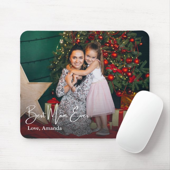 Mousepad Melhor Mãe Foto Personalizada Nunca Simples (Com mouse)