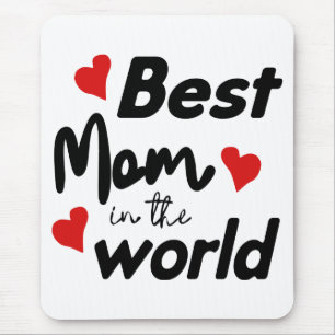 Mousepad Melhor Mãe No Dia de as mães Do Mundo