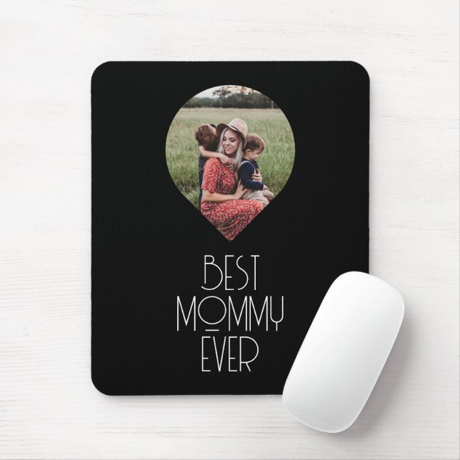 Mousepad Melhor Mamãe de Fotografia do Script Moderno (Com mouse)