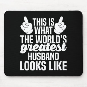 Mousepad Melhor marido do mundo _ marido ever
