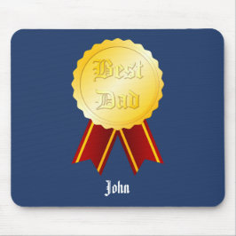 Mousepad Melhor Medalha de Fita para Papai Dia dos Pais