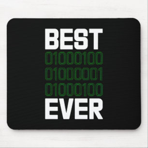 Mousepad Melhor Mesa de Programador DAD Binário de Todos os
