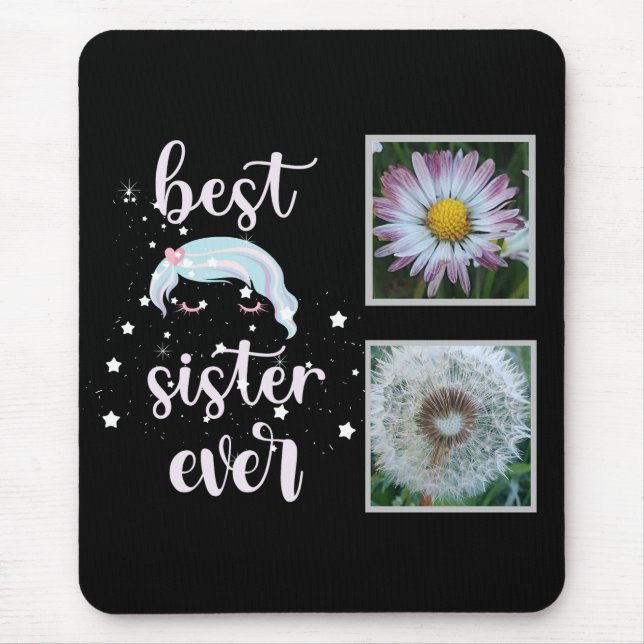 Mousepad Melhor Modelo de Foto Sister (Frente)