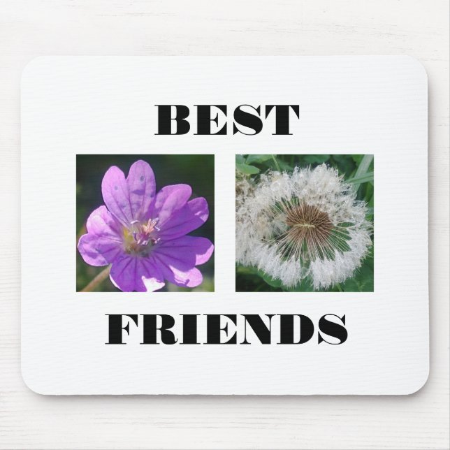 Mousepad Melhor Modelo de Imagem de Amigos (Frente)