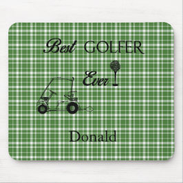 Mousepad Melhor Pad Personalizado de Mouse Golfer