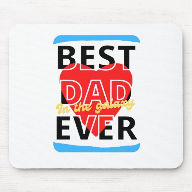 Mousepad Melhor Pai da galáxia (Frente)