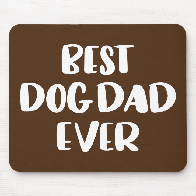 Mousepad Melhor Pai De Cão (Frente)