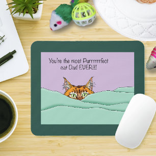 Mousepad Melhor Pai De Gato De Sempre! Dia dos Pais