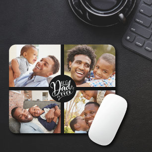 Mousepad Melhor Pai De Quatro Mouse Fotográfico