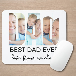 Mousepad Melhor Pai de Todos Foto Carta