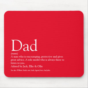 Mousepad Melhor Pai de Todos os Tempos Definição Divertida