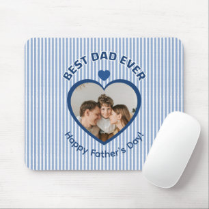 Mousepad Melhor Pai de Todos os Tempos Modelo de Foto Minim