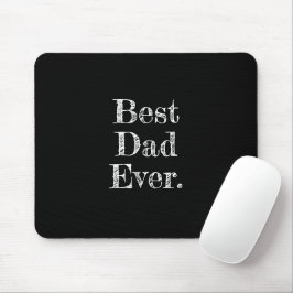 Mousepad Melhor Pai de Todos Tipografia Desenhada à Mão Pre