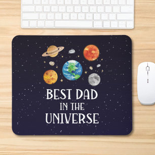 Mousepad Melhor Pai do Universo Citação Divertida Dia dos P