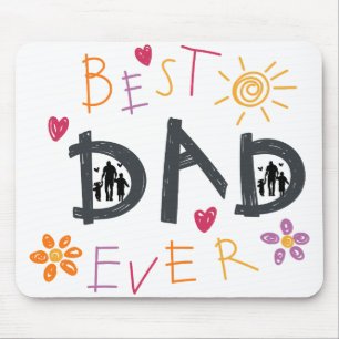 Mousepad "Melhor Pai Nunca"