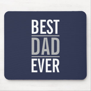 Mousepad Melhor Pai Nunca Placa azul do mouse do Marinho