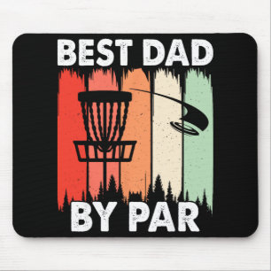 Mousepad Melhor Pai Por Par Divertido Disco Golfe Frisbee G