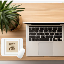 Mousepad Melhor Pai 🖤 - Presente para o Dia de os pais