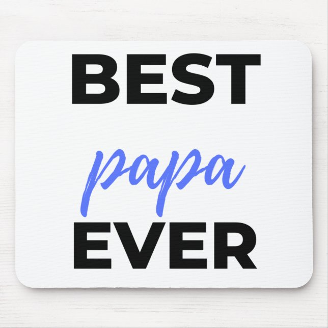 Mousepad Melhor Papa Ever Bl (Frente)