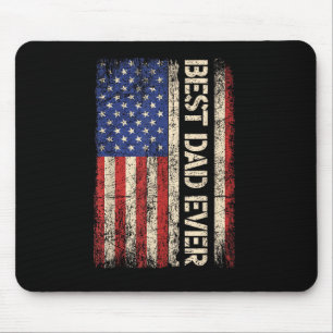 Mousepad Melhor Papai de Todos Presentes da Bandeira Americ