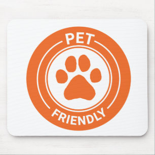 Mousepad Melhor Pata Desenhada Amiga de Pet - Laranja