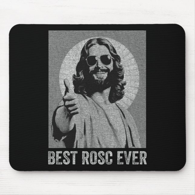 Mousepad Melhor Rosc De Páscoa Divertida Jesus Enfermeira M (Frente)