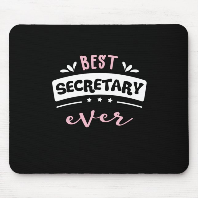 Mousepad Melhor Secretária Alguma Vez Dotada Ideia (Frente)