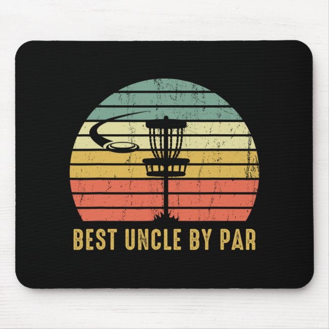 Mousepad Melhor Tio Por Par Presente Engraçado de Golfe de  (Frente)