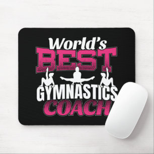 Mousepad Melhor Treinador de Ginástica Feminina do Mundo