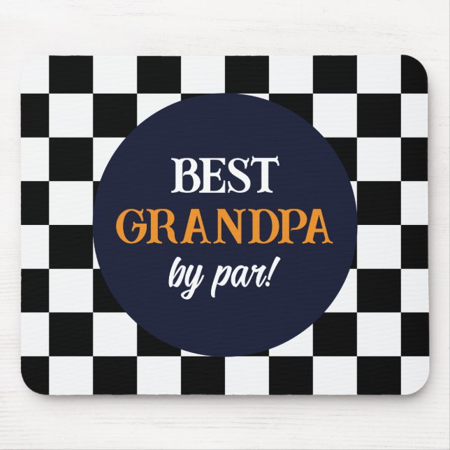 Mousepad Melhor Vovô Moderno Cheque (Frente)