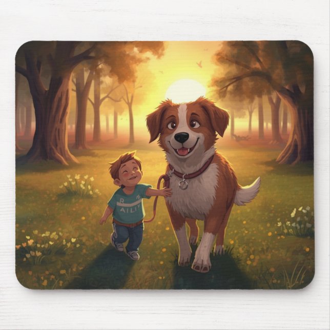 Mousepad Melhores Amigos (Frente)