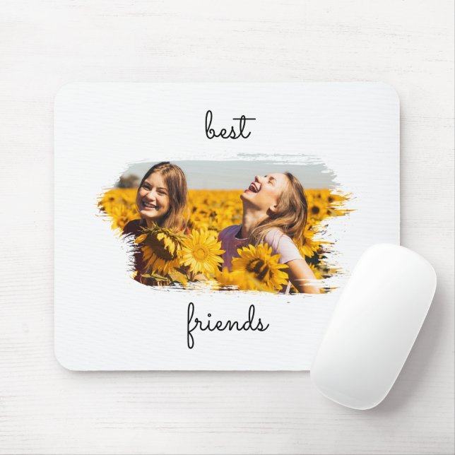 Mousepad Melhores Amigos do BFF Elegante para sempre (Com mouse)