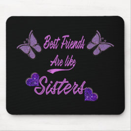Mousepad Melhores amigos são como irmãs