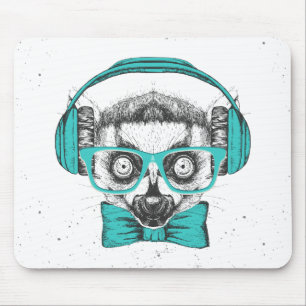 Mousepad Melómano do Lemur  