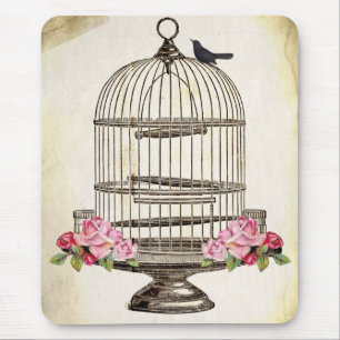 Mousepad Melro bonito de assento no BiRDCaGe