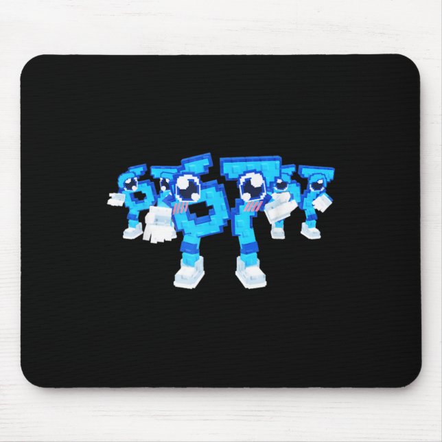 Mousepad Meme 67 Seis Sete 6 7 Roubar Um Brainrot - Los 67  (Frente)