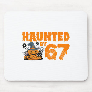 Mousepad Meme Assombrado 67 Seis Sete 6-7 Piada Divertida d