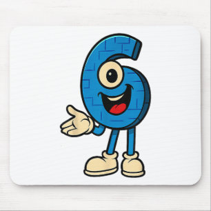 Mousepad Meme Brainrot 67 Seis Sete 6-7 Piada da Internet E