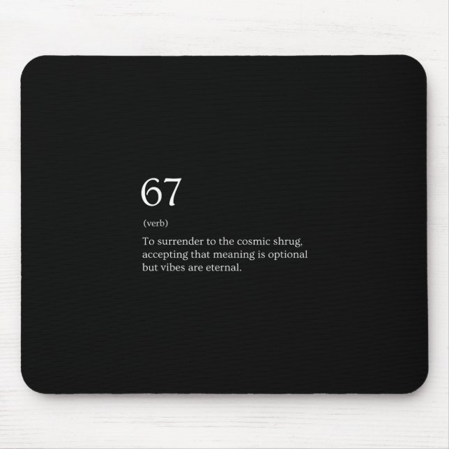 Mousepad Meme da Definição 67 (Frente)