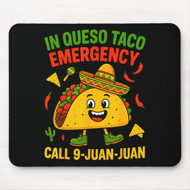 Mousepad Meme de frase engraçada cinco de maio festa mexica (Frente)